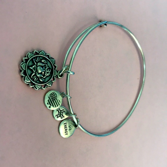 Alex and Ani Jewelry - Alex and Ani silver Lotus Peace Petals bracelet
